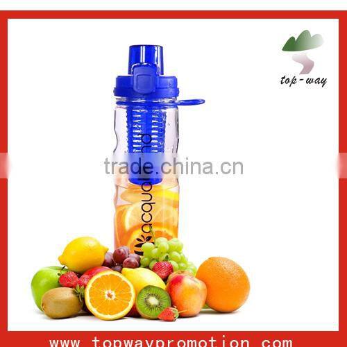 factory supply all kinds of Sports Water Bottle with Removable Fruit Infuser Basket 25 Ounce