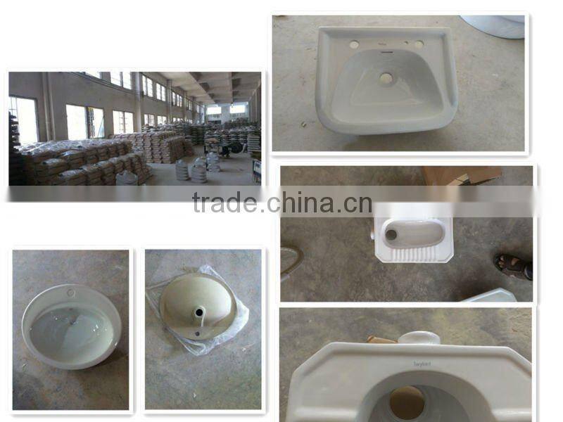 Economic sanitary ware ceramic cheapest price water closet squatting Pan W.C