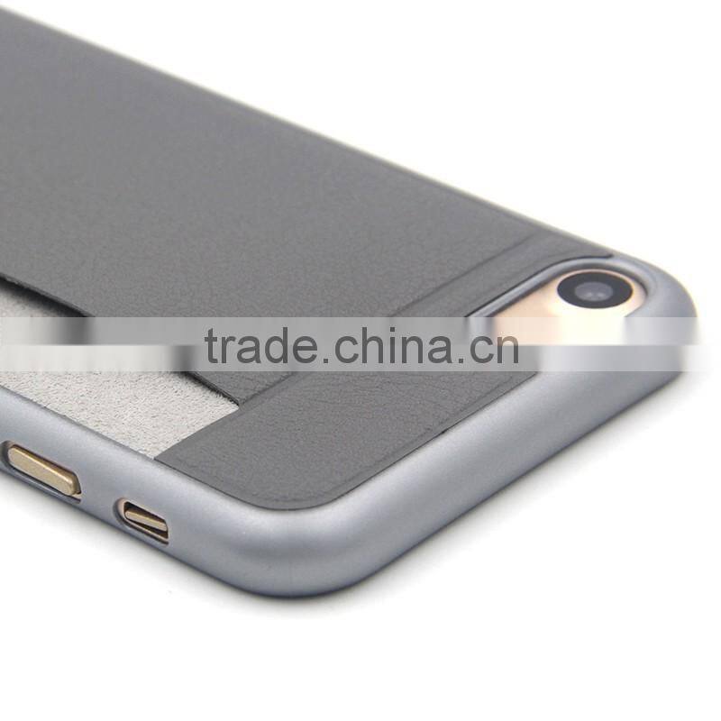 Phone accessory leather case for iPhone 7, wallet case for iPhone 7 , for iPhone case card slot