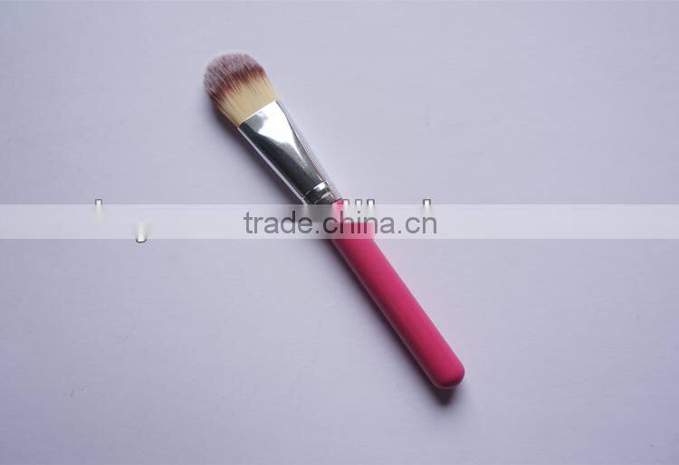 pink handle cosmeitc foundation brushes,good makeup brush