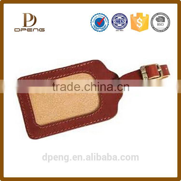 Shenzhen Professional OEM Manufacturer Pu Leather Luggage Tag