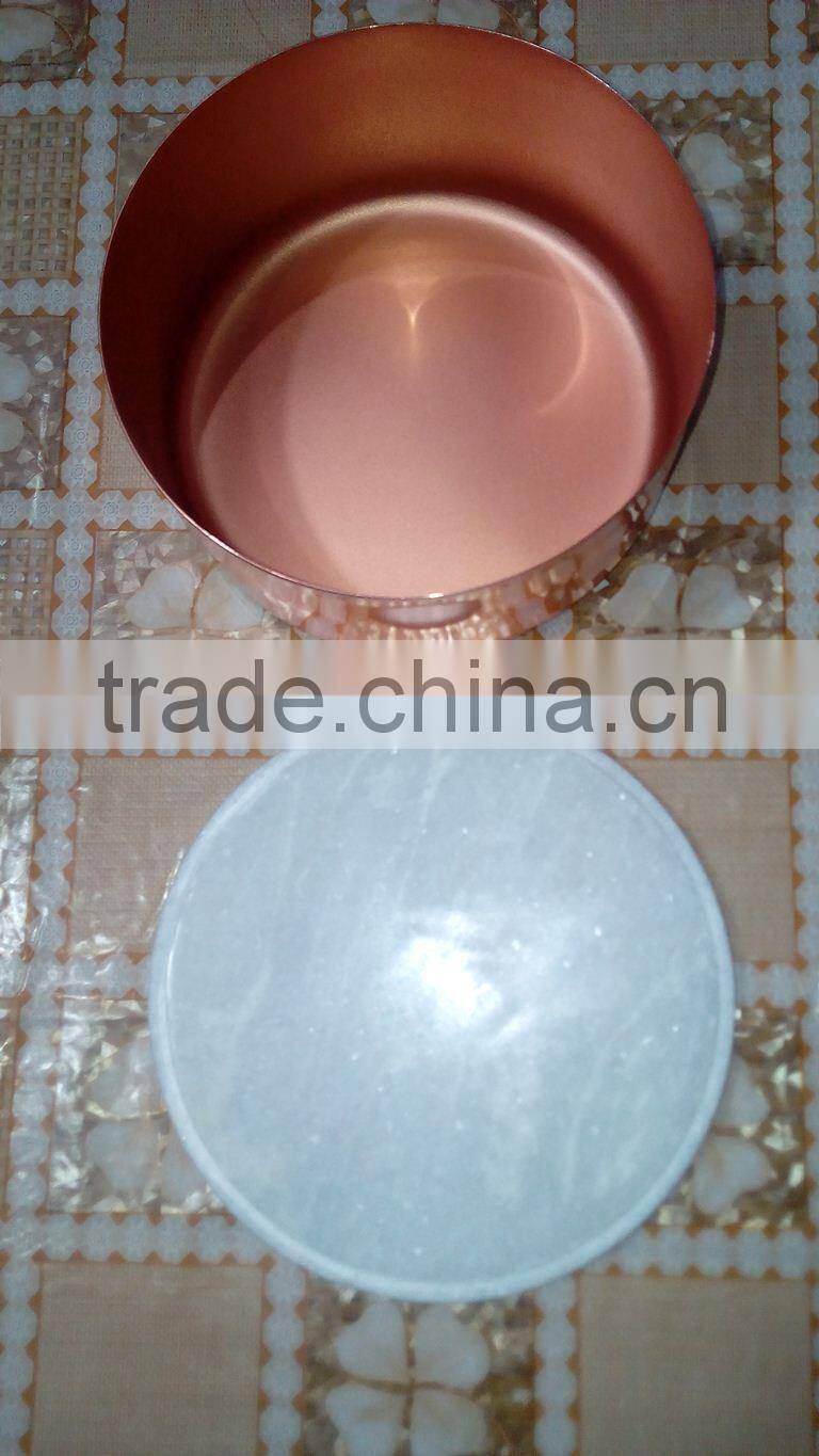 Copper & Brass canisters or Jars with Marble lid