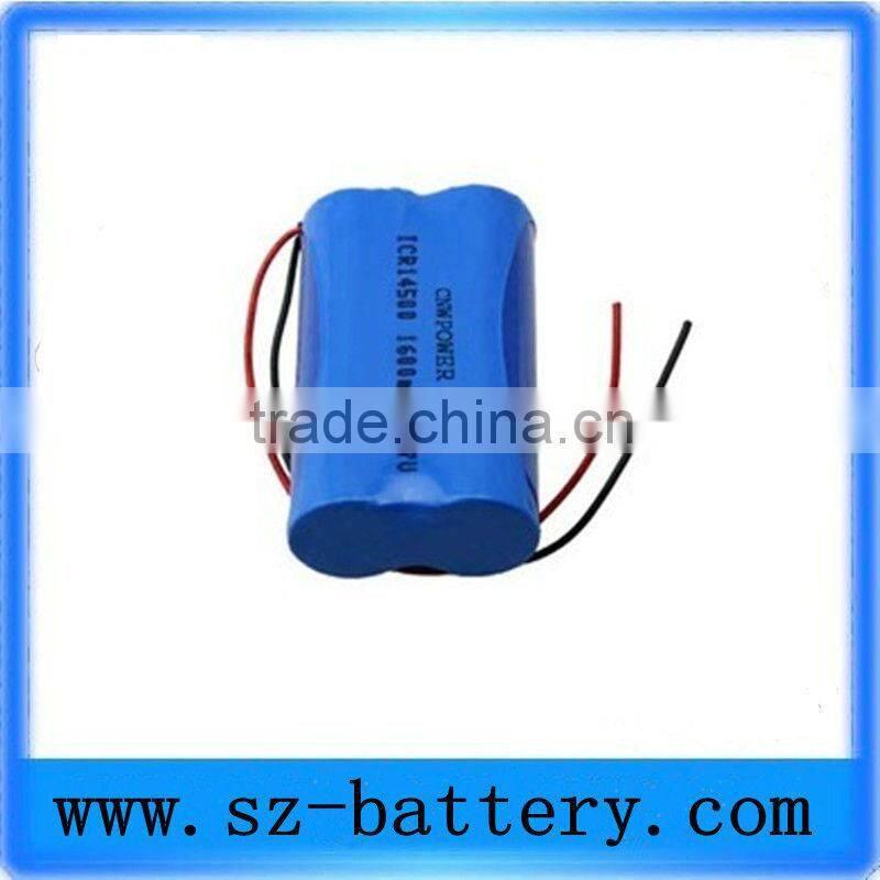 Christmas Light Battery 7.4V 2600mAH Rechargeable Lithium Ion