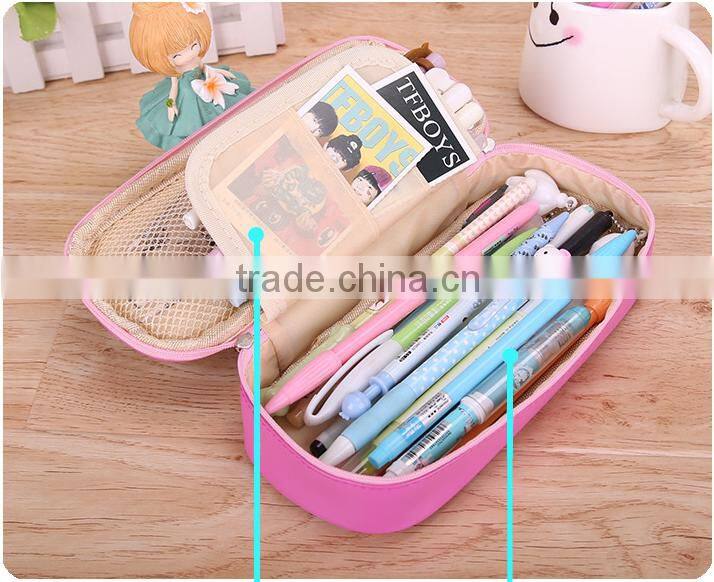 Wholesale pencil case box best selling beautiful pen bag