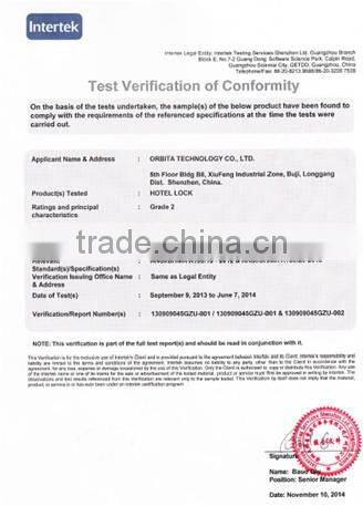 304 stainless steel hotel bathroom door lock