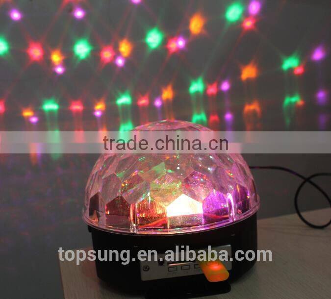 magic rgb discoteca support mp3 sd/tf card