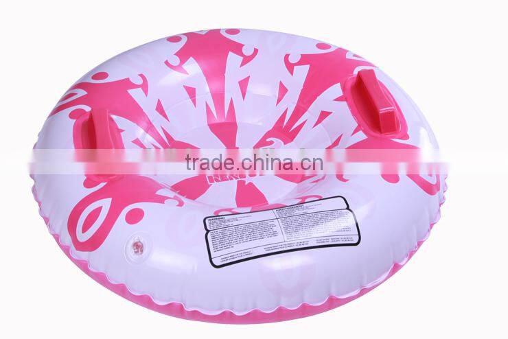 towable snow tube with cloth cover