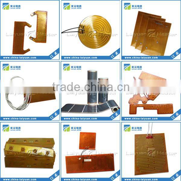 Round Silicone Rubber Heater Pad With One Side Adhesive