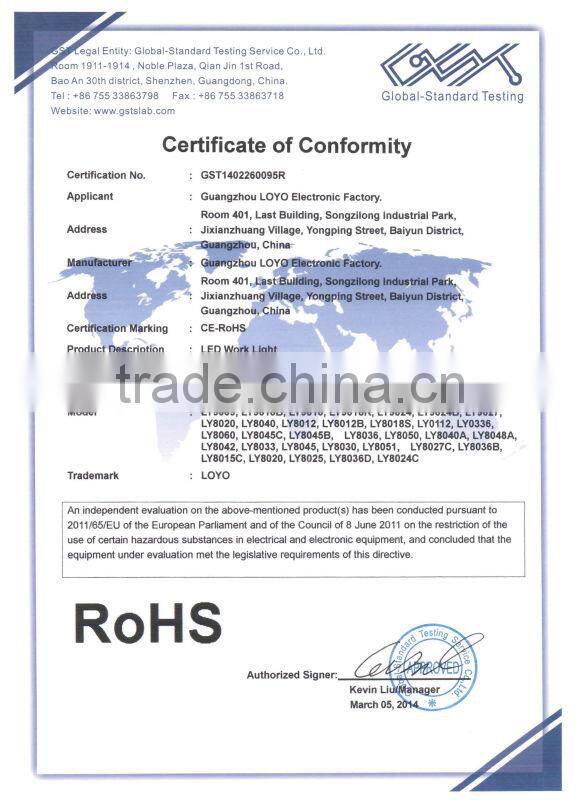 hotsale 10-30v 33w IP67 2640LM 8 wheel lamp hibious atv car led sopt light 12v