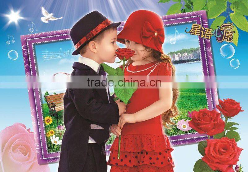 Xinlong love of children paper poster