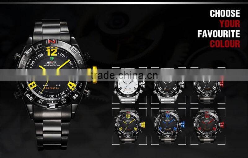 WEIDE japan movt quartz watches unique luxury watches brand diver watches wh2310