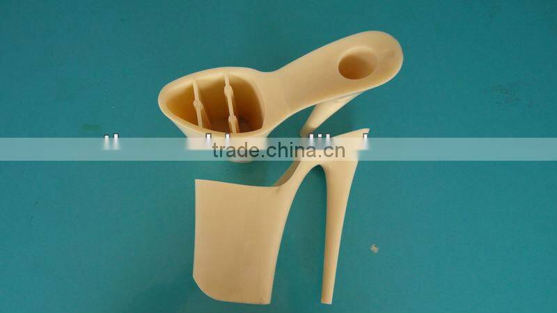2016 Pretty Steps New Design Wholesale Plastic Women High Heel Shoes