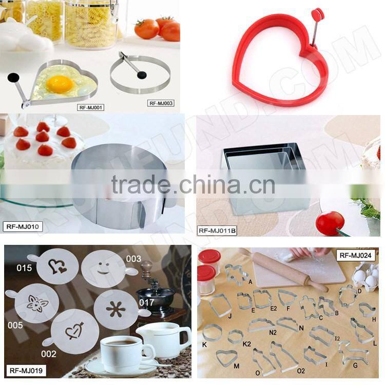 LFGB & FDA Food grade Stainless Steel Mousse Cake Pastry Rings Baking Mold