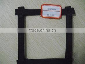 Tensile strength of steel-plastic composite geogrid