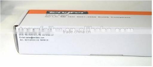 Telephone 50ports loaded Cat3 voice Patch Panel pass fluke