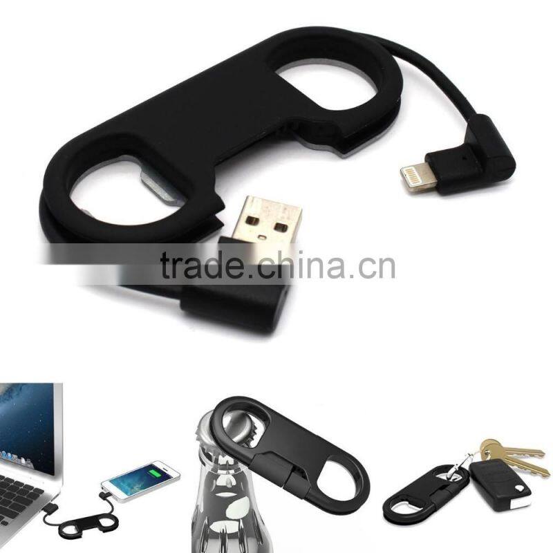 USB Sync Data Charger Charging Cable Bottle Opener For iPhone 5/5S/5C/6/6Plus