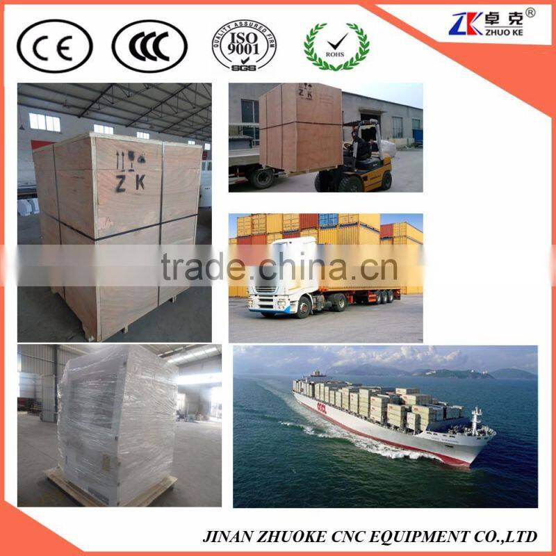 ZhuoKe CNC 6060 Metal Engraving Machine For Drilling And Milling With 3 Spindle Head Rotary Axis 600*600mm CE Approved ZK-6060