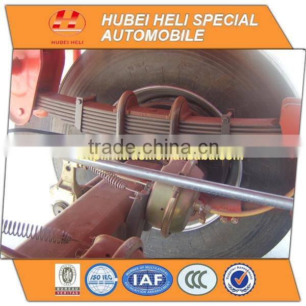 2 axles 30000L aluminium fuel tank semi trailer FUWA axles