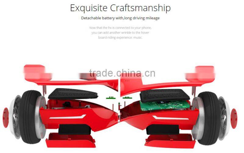 Battery is moveable 2 wheeler hoverboard electric hoverboard ul2272 Pink color self balancing scooter wholesale