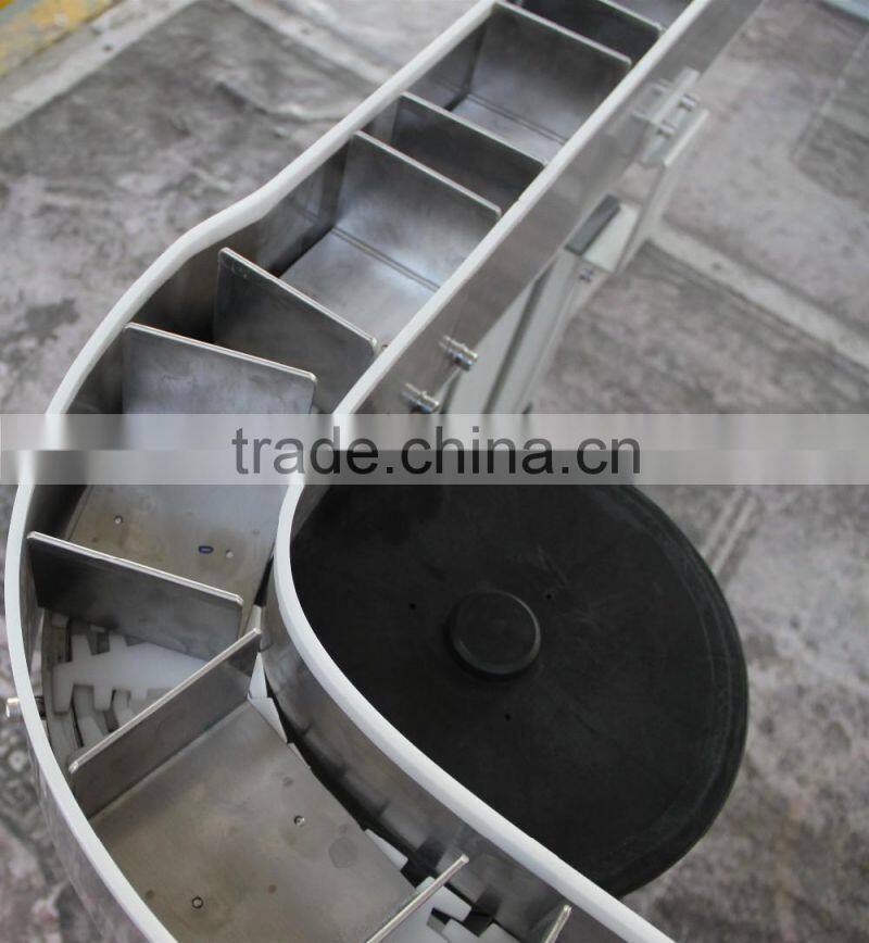 plastic chain conveyor with cleat for paper transportation factory customized