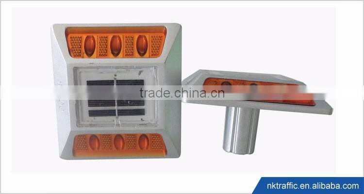 Aluminum led solar cat eyes road stud