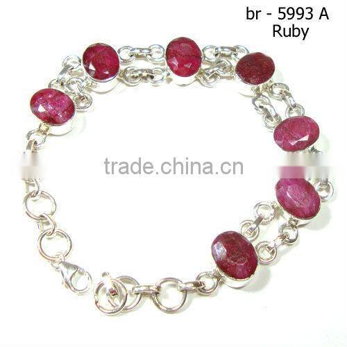 Natural Tibetan Turquoise 925 Stelring Silver Bracelet