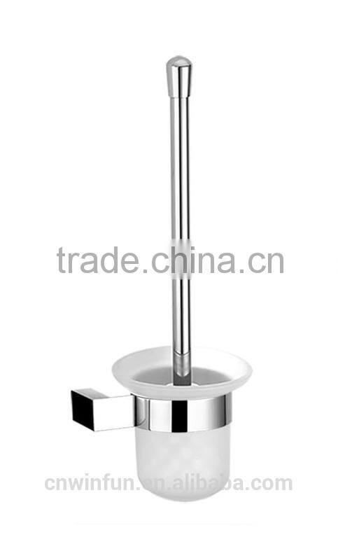 Solid Brass Chrome Finish Toilet brush holder, Bathroom Hardware Product,Bathroom Accessories FM-3388