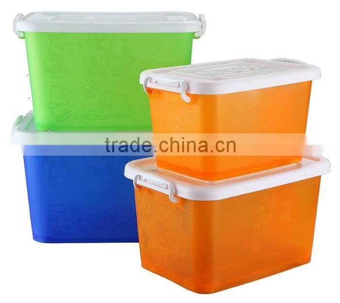 Clear PP Plastic Storage Box Without Lid