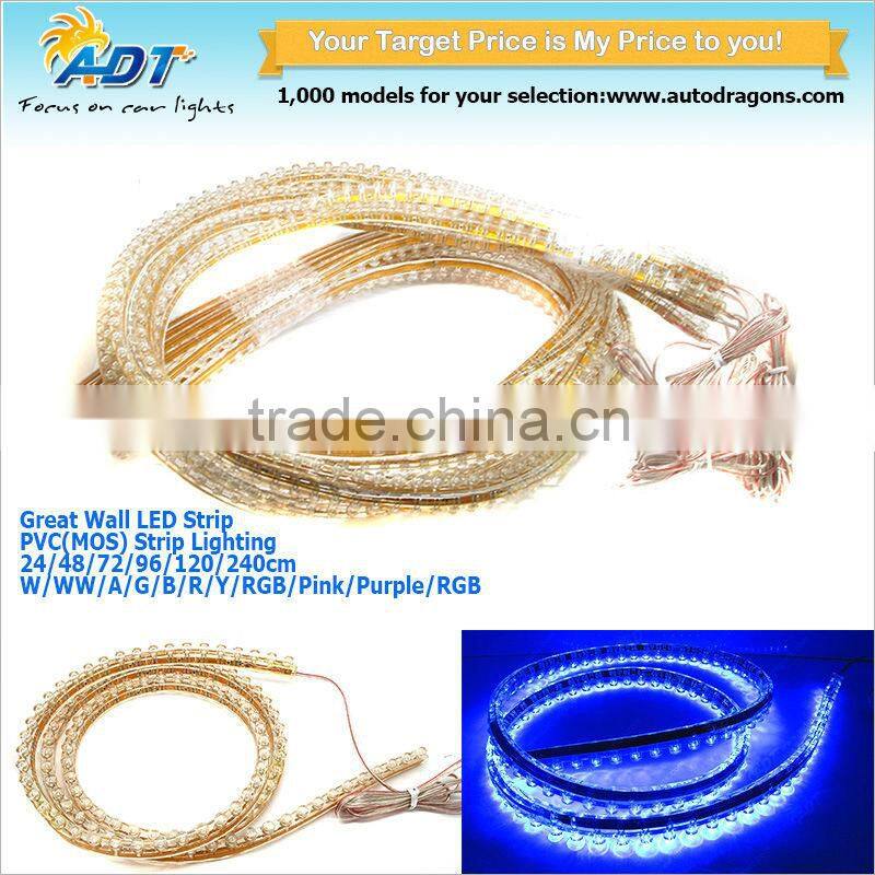 Blue Color Lighting 120cm DC12V LED Light Strip For Daytime Running light