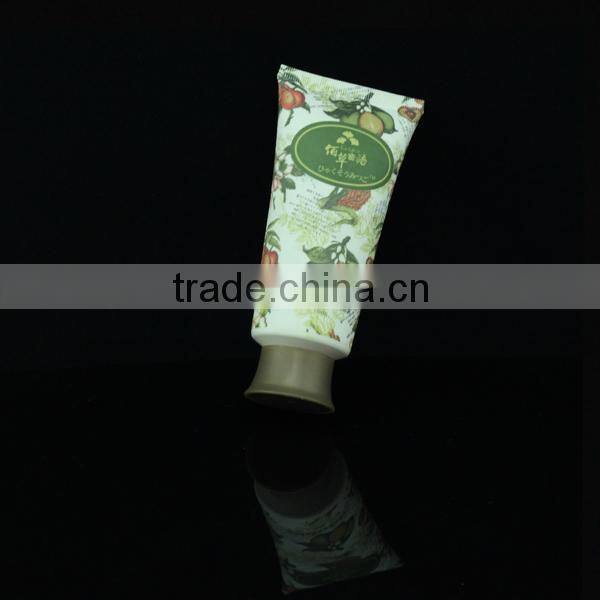 soft matt plastic cosmetic tube for skin cream with special-shaped cap