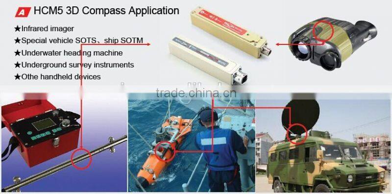 0.3deg High Accuracy Digital Compass With Roll +/-180deg Pitch +/-90deg MADE IN CHINA