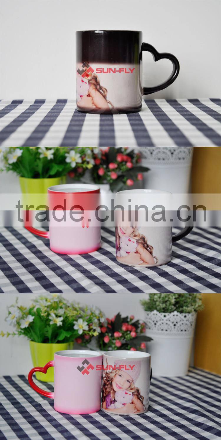 11oz Heart Handle Color Changing Mug(Gloss)