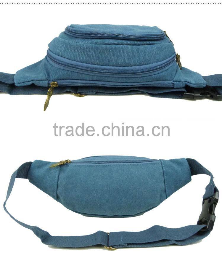 YA Casual Fashion Canvas Waist Packs, Sports Men Pouch Bag Money Belt, Pochete Fanny Pack Bolsa Cintura