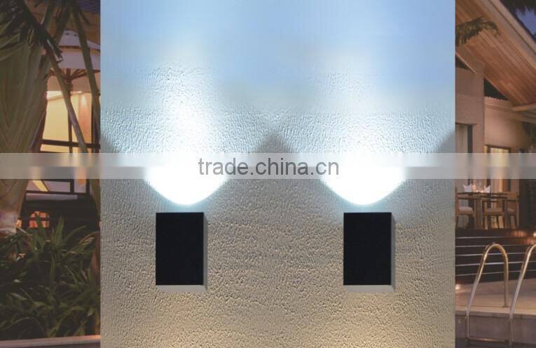 W-003481 12W cob led up down wall light,fashion cube style mounted wall lamp