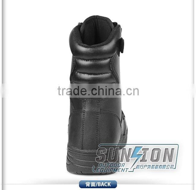 Tactical Boots Featuring Fanscinate design using waterproof nylon and cowhide leather.