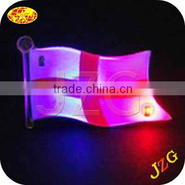 National flag lighting led mini flag badge
