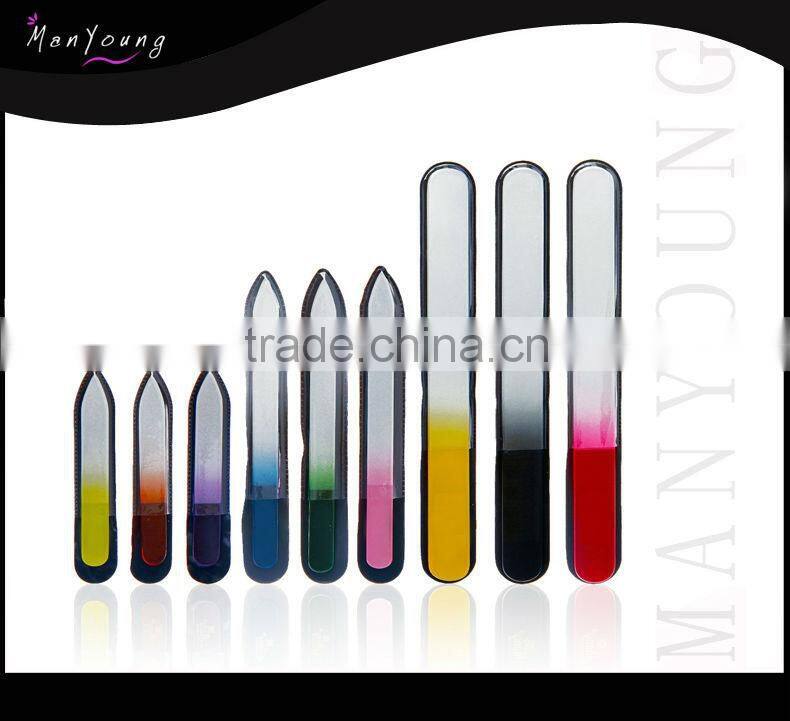 Colorful girls glass nail file
