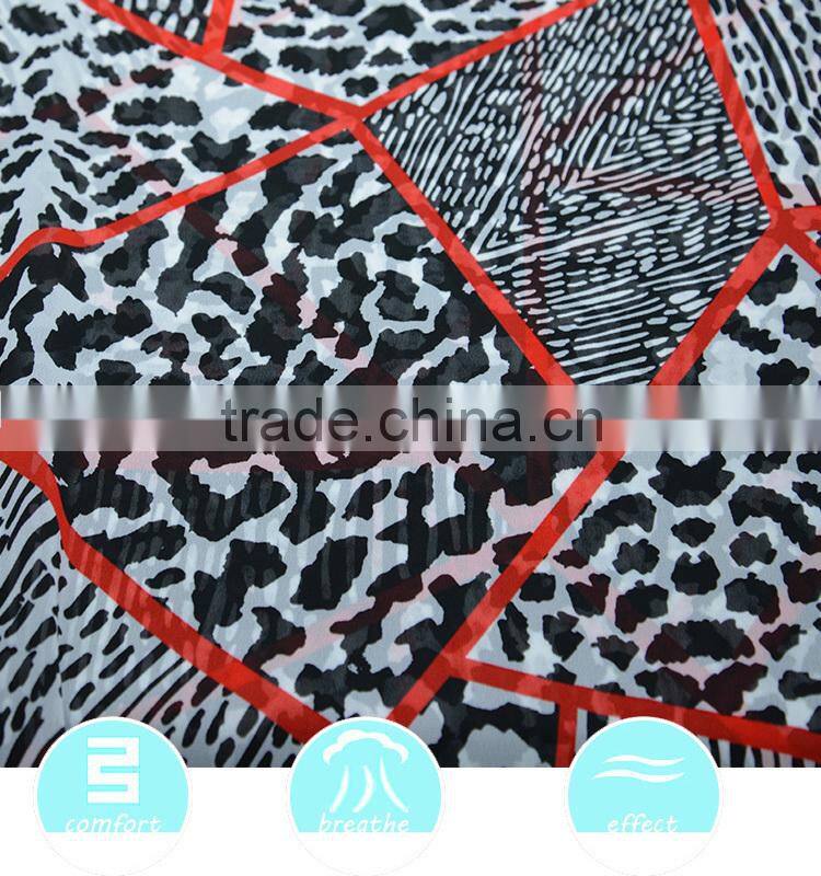 Polyester 50D/ 75D/ 100D bohemian print fabric for China direct factory