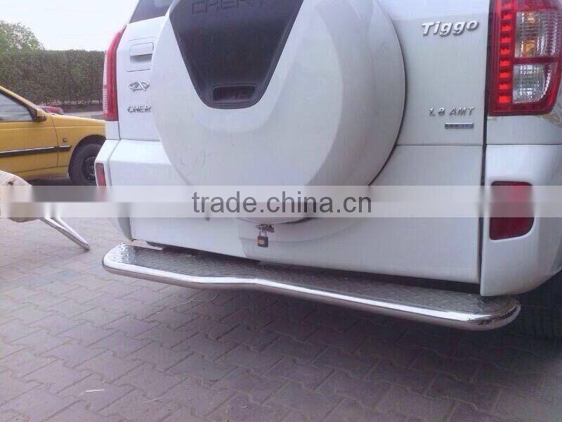 REAR BUMPER GUARD FOR CHERY TIGGO 2013,STAINLESS STEEL REAR bumper guard