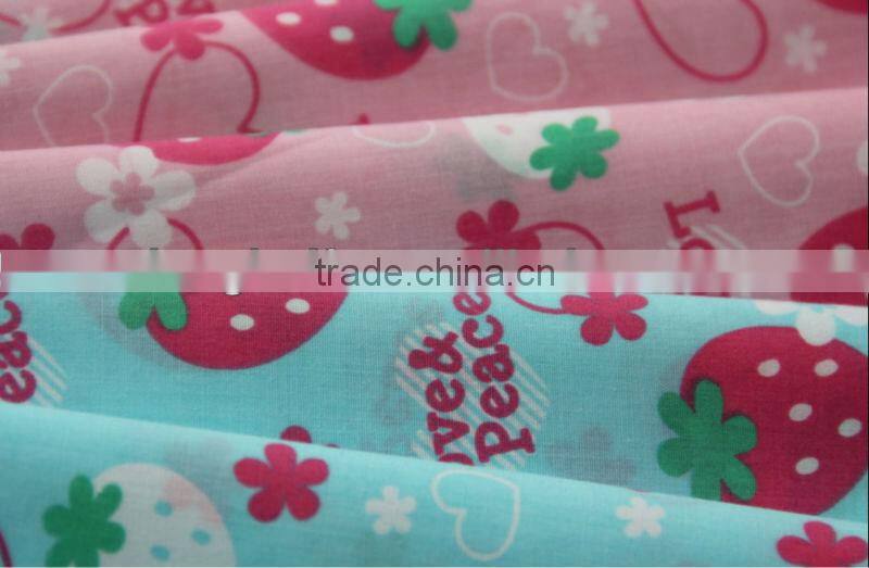 polyester fabric pigment printing fabric cartoon for children's clothing