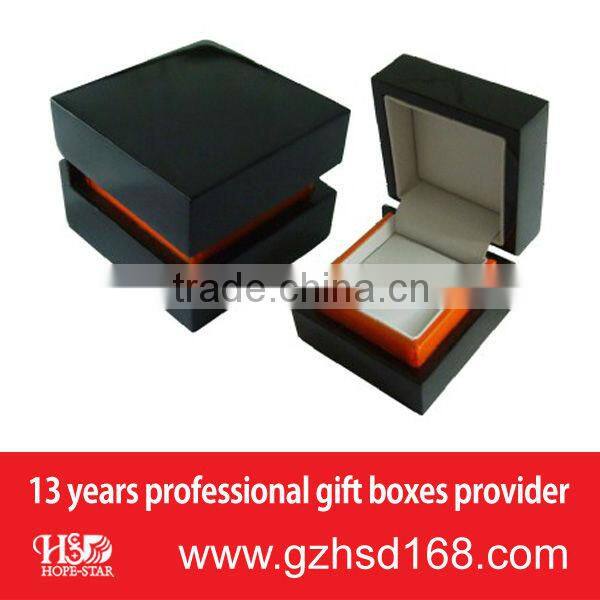 Big Factory Specialized Jewelry Workshop Custom foam velver insert logo printed cardboard paper jewelry box