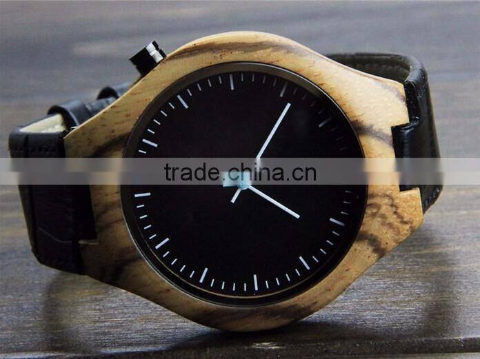 2016 new style eco-friendly quartz watch leather watch strap