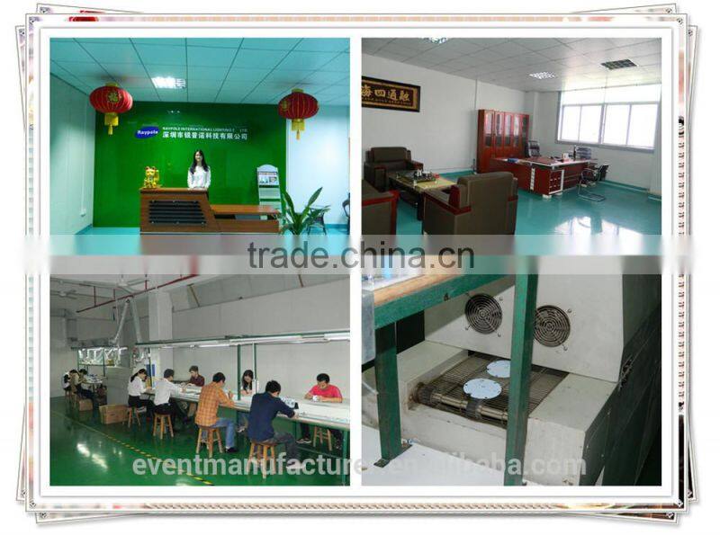 New square color changing led centerpiece light office table decoration