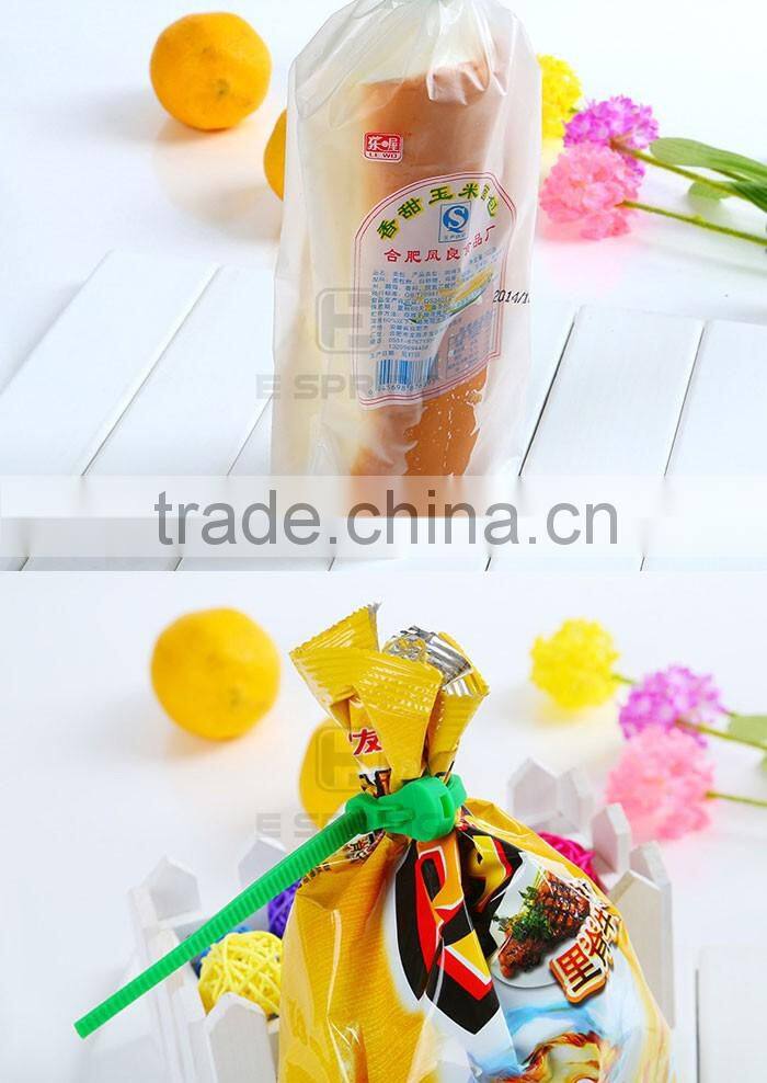 High Quality Candy Color Silicone Sealing Clip Strapping Tape For Snack Food Bag Cellphone PC Cables Ties