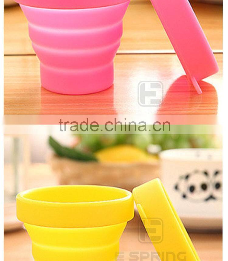 Travel sport camping silicone collapsible cup