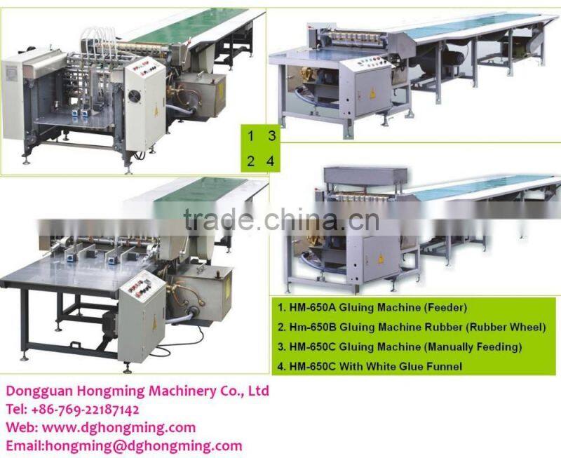 HM-650C Universal Hot-melt Glue Coating Machine(feed manually)