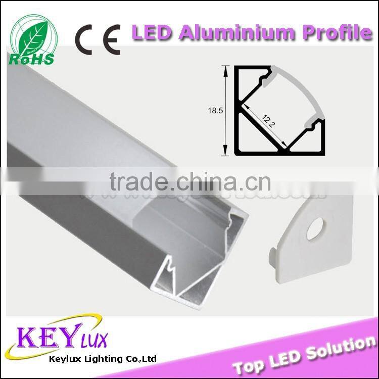 Triangle Aluminum Profile for Corner and Surface Mounted TED001P18