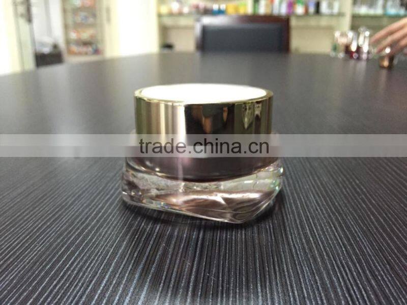 alibaba supplier high quality cosmetic acrylic jars and lids