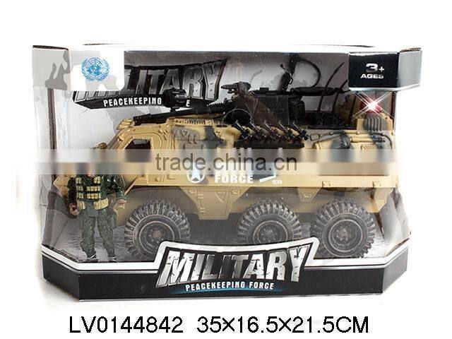 Hot-selling plastic toys 2015 friction military vehicle tank toy