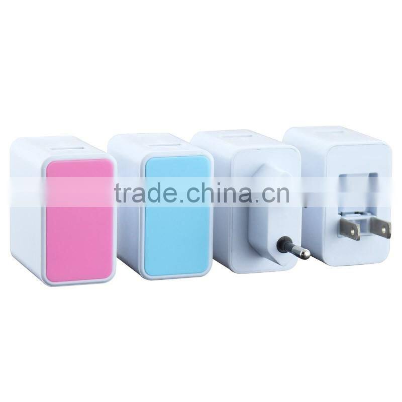 5V 1A Europe type high speed charging 2 pin Morocco USB charger